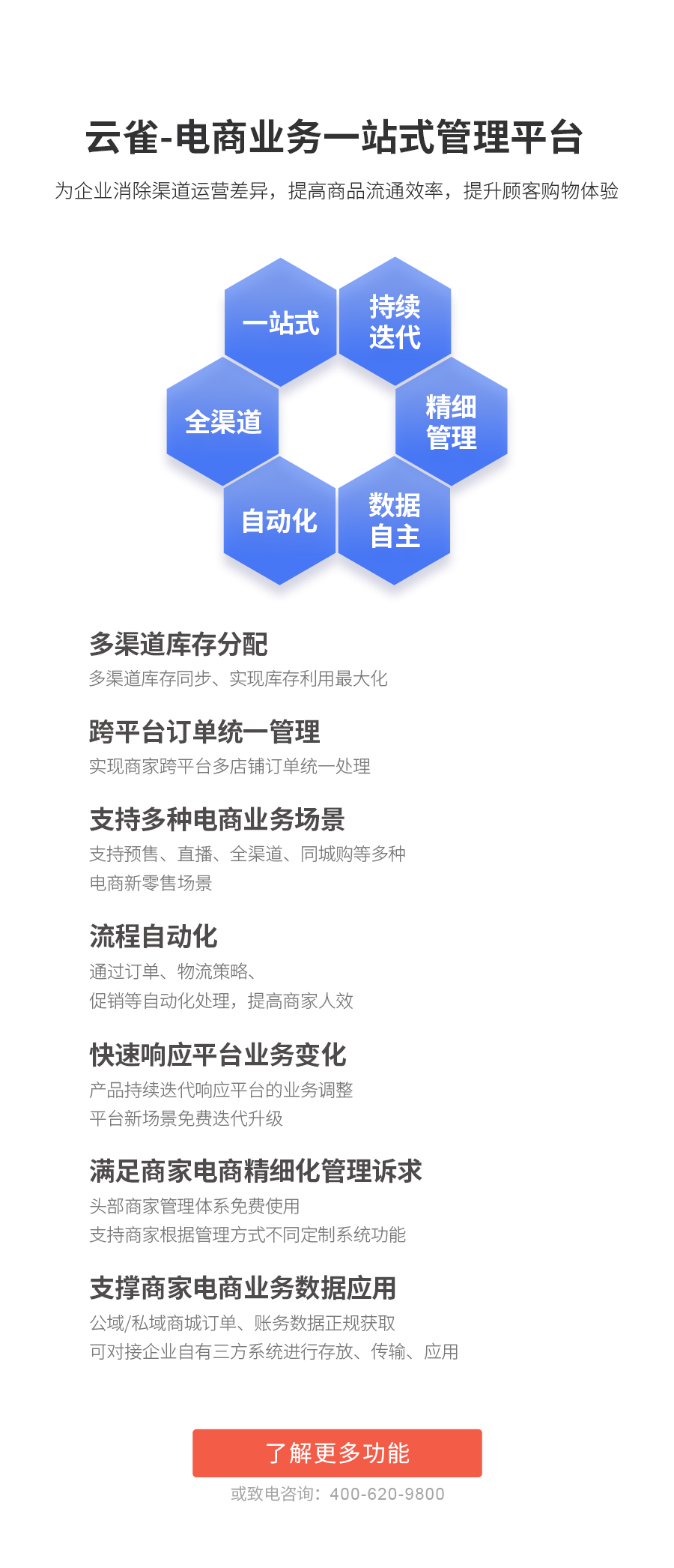 雲雀OMS電(diàn)商(shāng)業務(wù)一站式管理(lǐ)平台